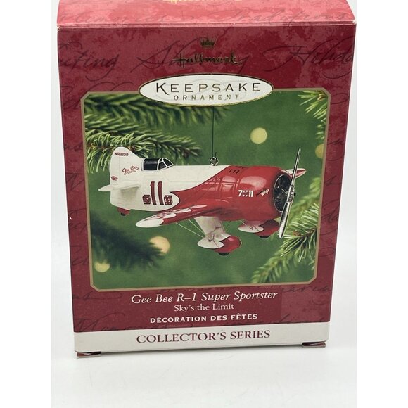 Hallmark Ornament Gee Bee R-1 Super Sportster Sky’s the Limit 5th 2001 - Picture 2 of 16